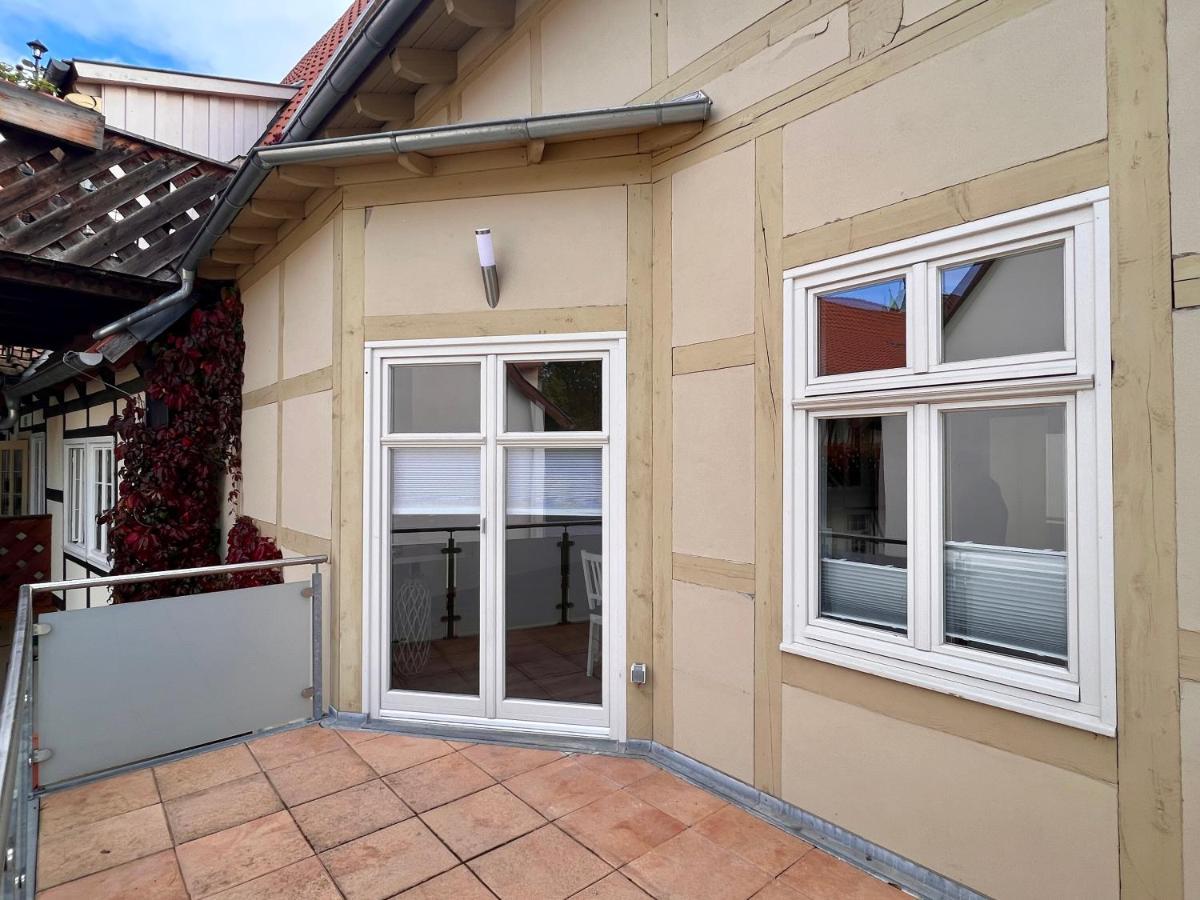 Ferienwohnungen Am Kaufmannshof Quedlinburg Exteriör bild